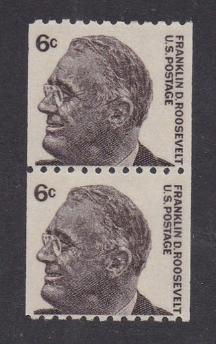 # 1298 (1967) FDR - Coil pr, F MNH