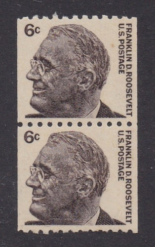 # 1298 (1967) FDR - Coil pr, XF MNH