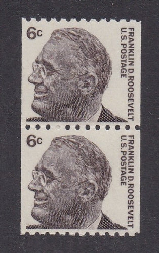 # 1298 (1967) FDR - Coil pr, MNH