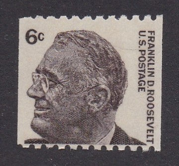 # 1298 (1967) FDR - Coil sgl, F MNH