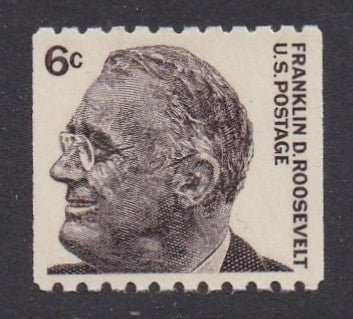 # 1298 (1967) FDR - Coil sgl, XF MNH