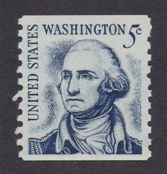 # 1304C (1981) Washington, Redrawn, DG - Coil sgl, XF MNH