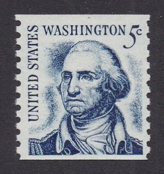 # 1304 (1966) Washington, DG - Coil sgl, MNH