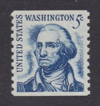 # 1304 (1966) Washington, SG - Coil sgl, XF MNH