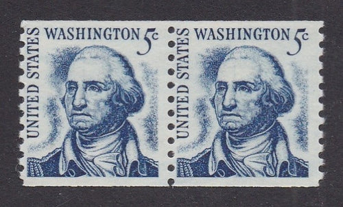 # 1304 (1966) Washington, SG - Coil pr, F MNH