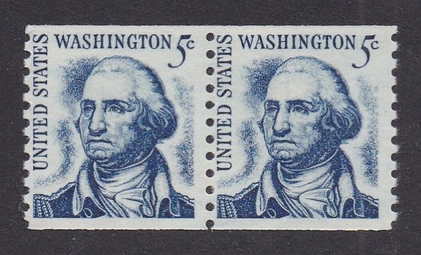 # 1304 (1966) Washington, SG - Coil pr, F MNH