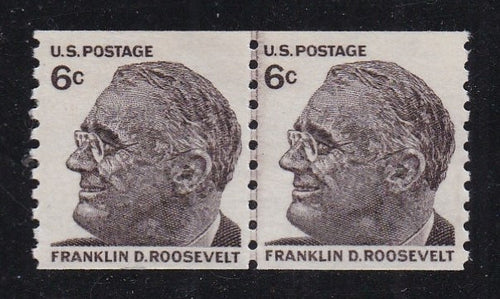 # 1305 (1968) FDR - Coil LP, XF MNH