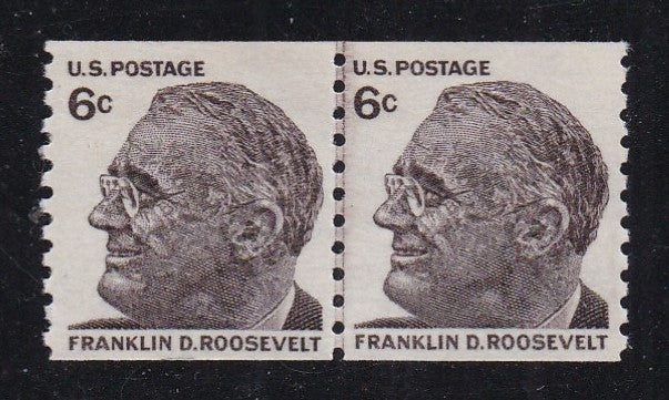 # 1305 (1968) FDR - Coil LP, XF MNH