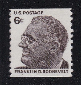 # 1305 (1968) FDR - Coil sgl, XF MNH
