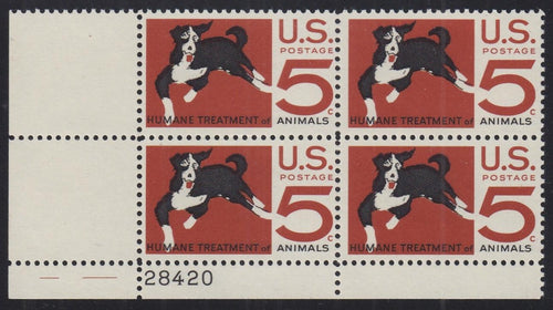 # 1307 (1966) Dog - PB, LL #28420, MNH