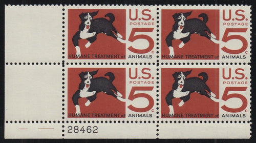 # 1307 (1966) Dog - PB, LL #28462, MNH
