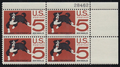 # 1307 (1966) Dog - PB, UR #28462, MNH