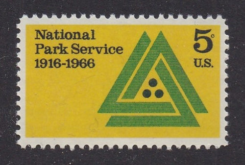 # 1314a (1966) National Park Service, Tagged - Sgl, MNH