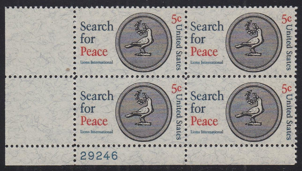 # 1326 (1967) Peace - PB, LL #29246, MNH