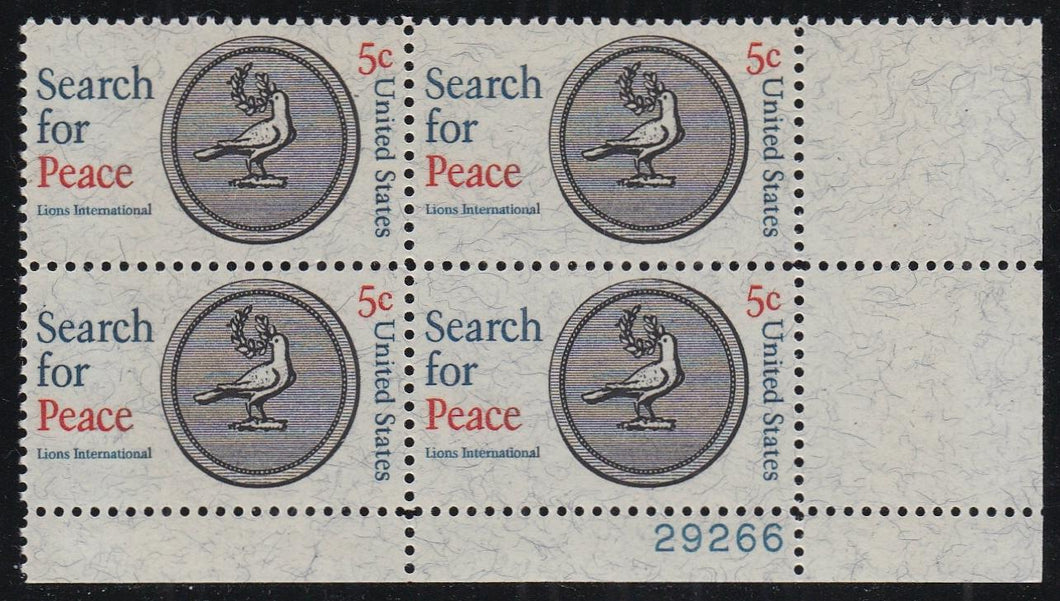 # 1326 (1967) Peace - PB, LR #29266, MNH
