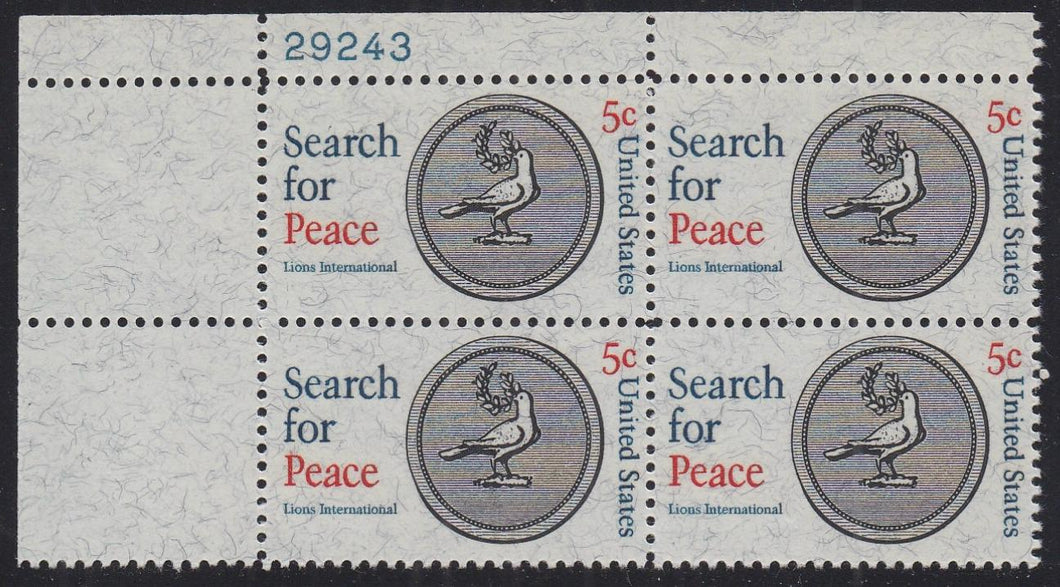 # 1326 (1967) Peace - PB, UL #29243, MNH
