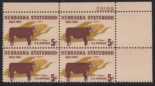 # 1328 (1967) Nebraska - PB, UR #29199, MNH
