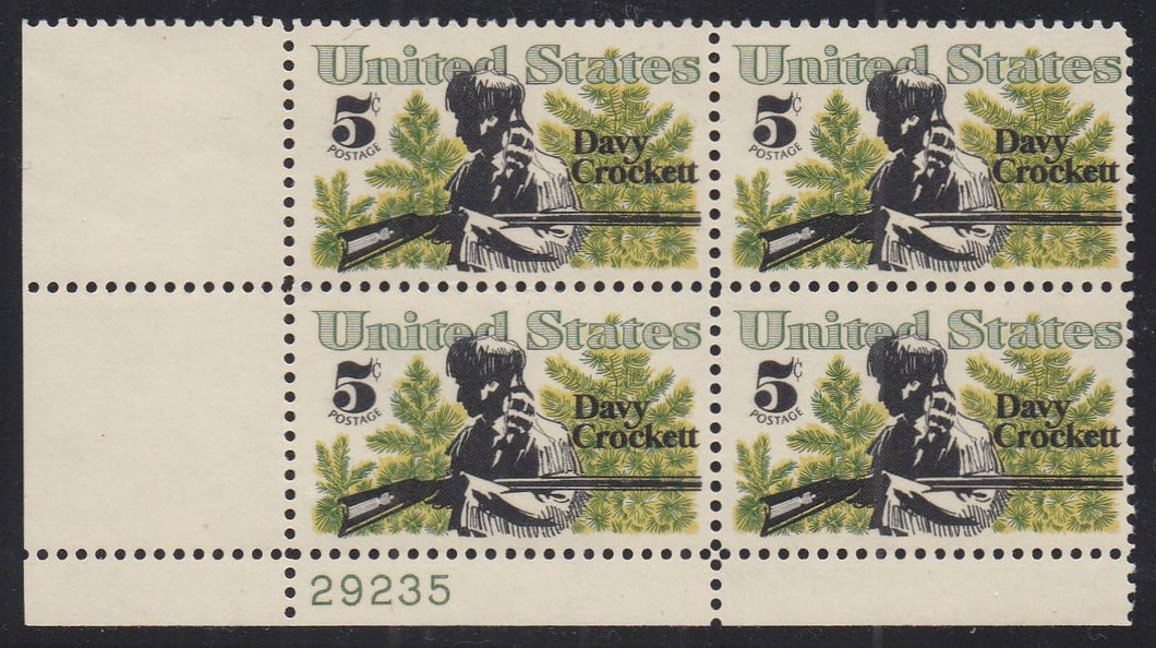 # 1330 (1967) Crockett - PB, LL #29235, MNH