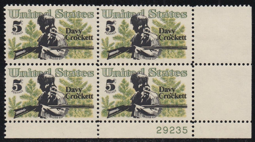 # 1330 (1967) Crockett - PB, LR #29235, MNH