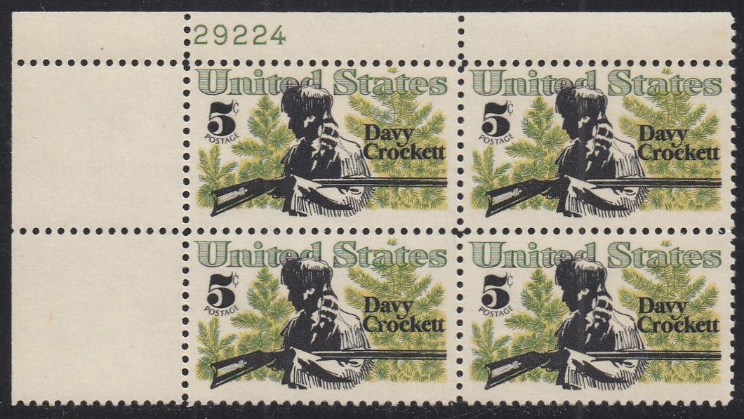 # 1330 (1967) Crockett - PB, UL #29224, MNH