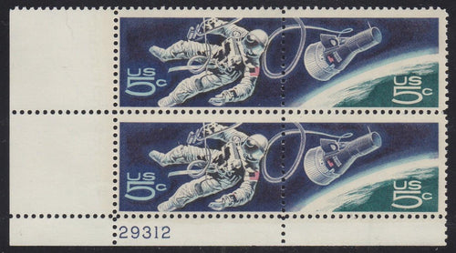 # 1331-32 (1967) Gemini - PB, LL #29312, MNH
