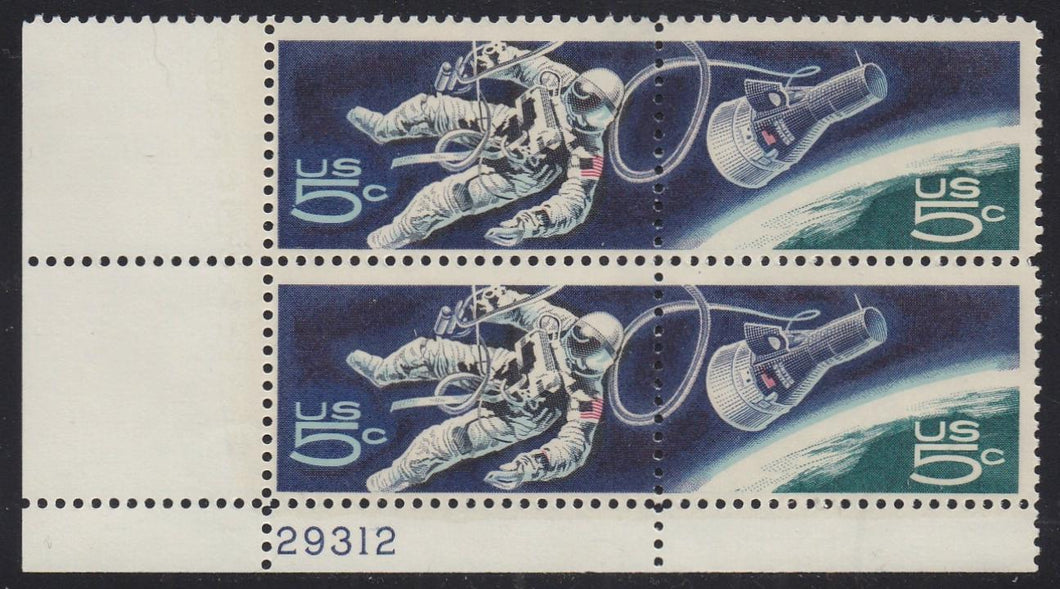 # 1331-32 (1967) Gemini - PB, LL #29312, MNH