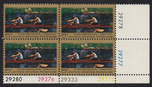 # 1335 (1967) Eakins - PB, LR #29333, MNH