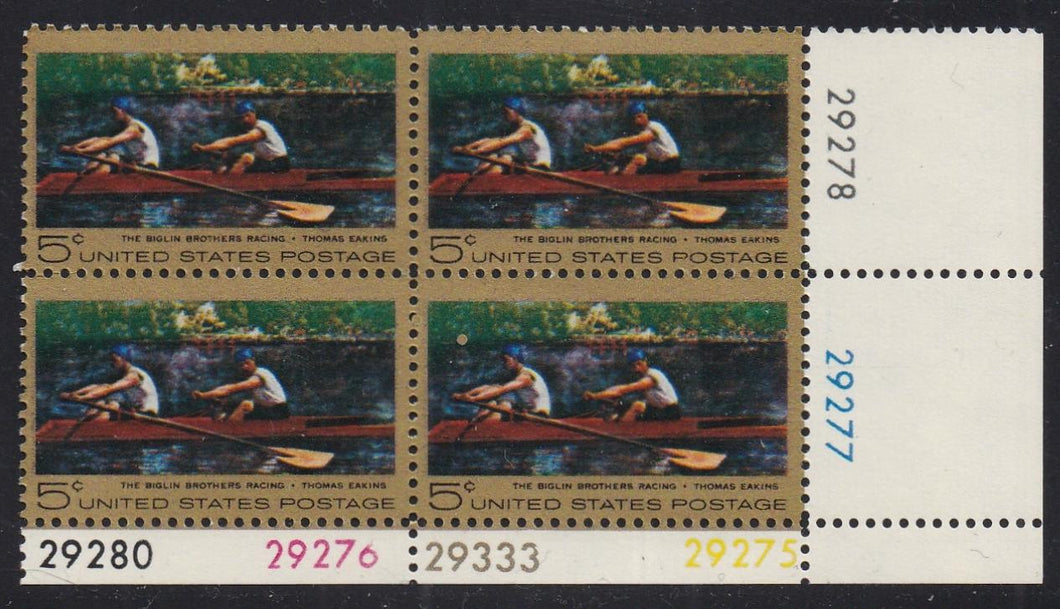 # 1335 (1967) Eakins - PB, LR #29333, MNH