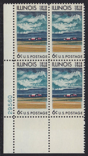 # 1339 (1968) Illinois - PB, LL #29560, MNH