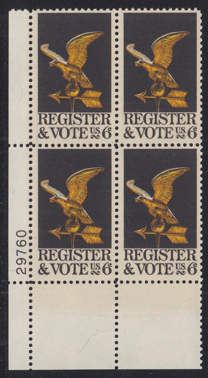 # 1344 (1968) Vote - PB, LL #29760, MNH
