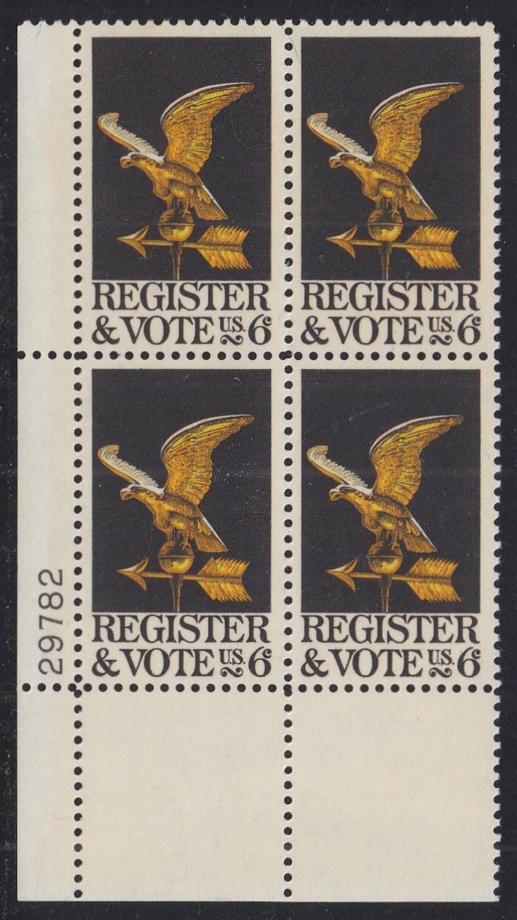 # 1344 (1968) Vote - PB, LL #29782, MNH