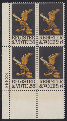 # 1344 (1968) Vote - PB, LL #29823, MNH