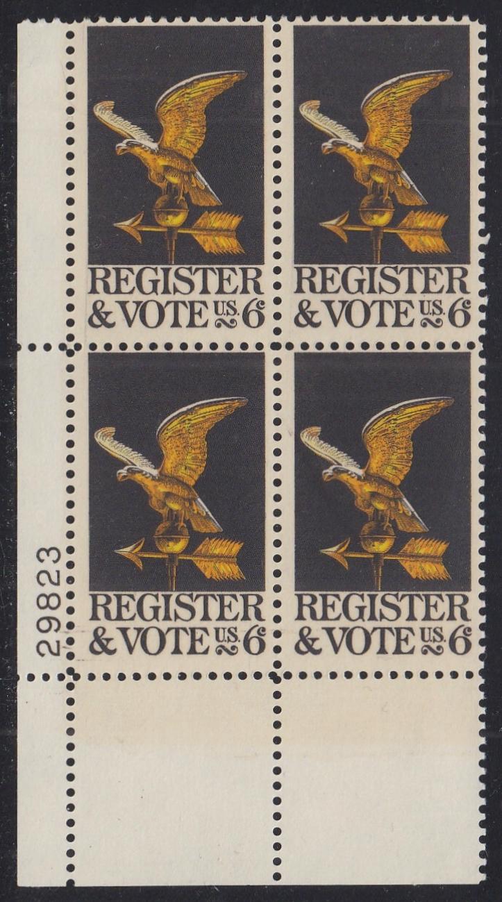 # 1344 (1968) Vote - PB, LL #29823, MNH