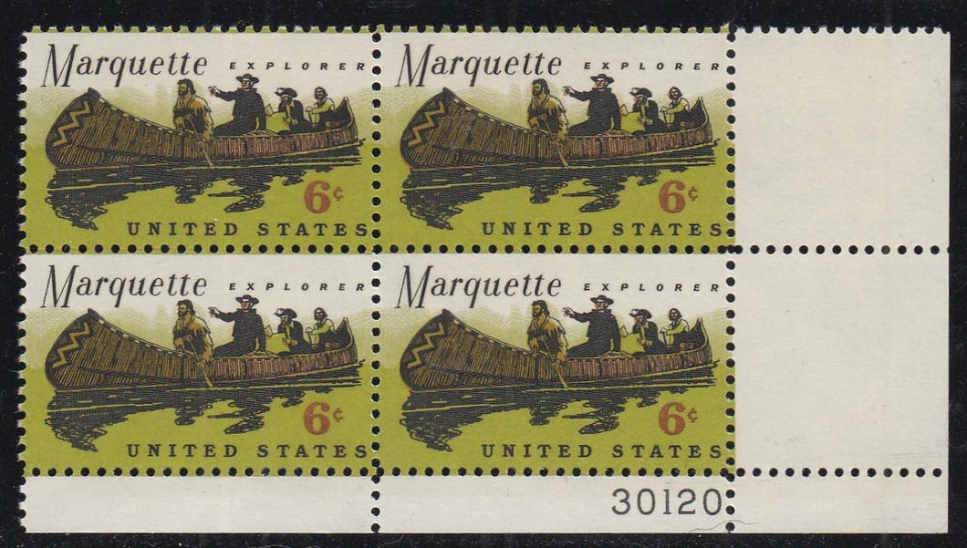 # 1356 (1968) Marquette - PB, LR #30120, MNH