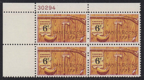 # 1357 (1968) Boone - PB, UL #30294, MNH