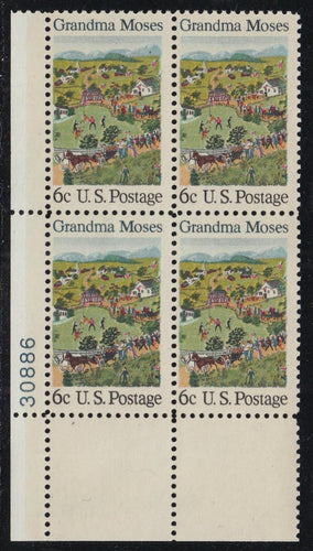 # 1370 (1969) Grandma Moses - PB, LL #30886, MNH