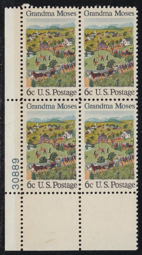 # 1370 (1969) Grandma Moses - PB, LL #30889, MNH