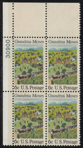 # 1370 (1969) Grandma Moses - PB, UL #30900, MNH