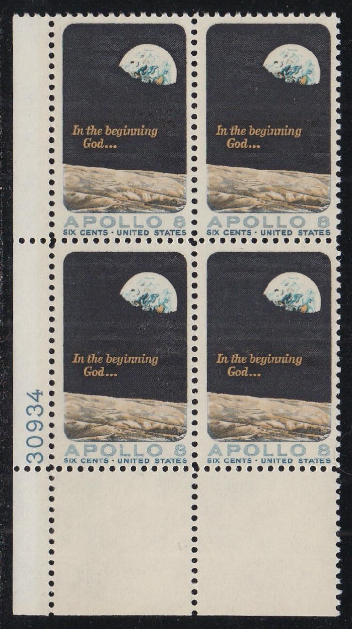 # 1371 (1969) Apollo 8 - PB, LL #30934, MNH