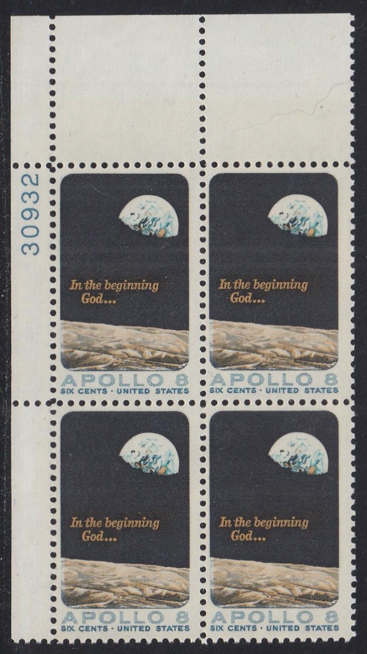 # 1371 (1969) Apollo 8 - PB, UL #30932, MNH