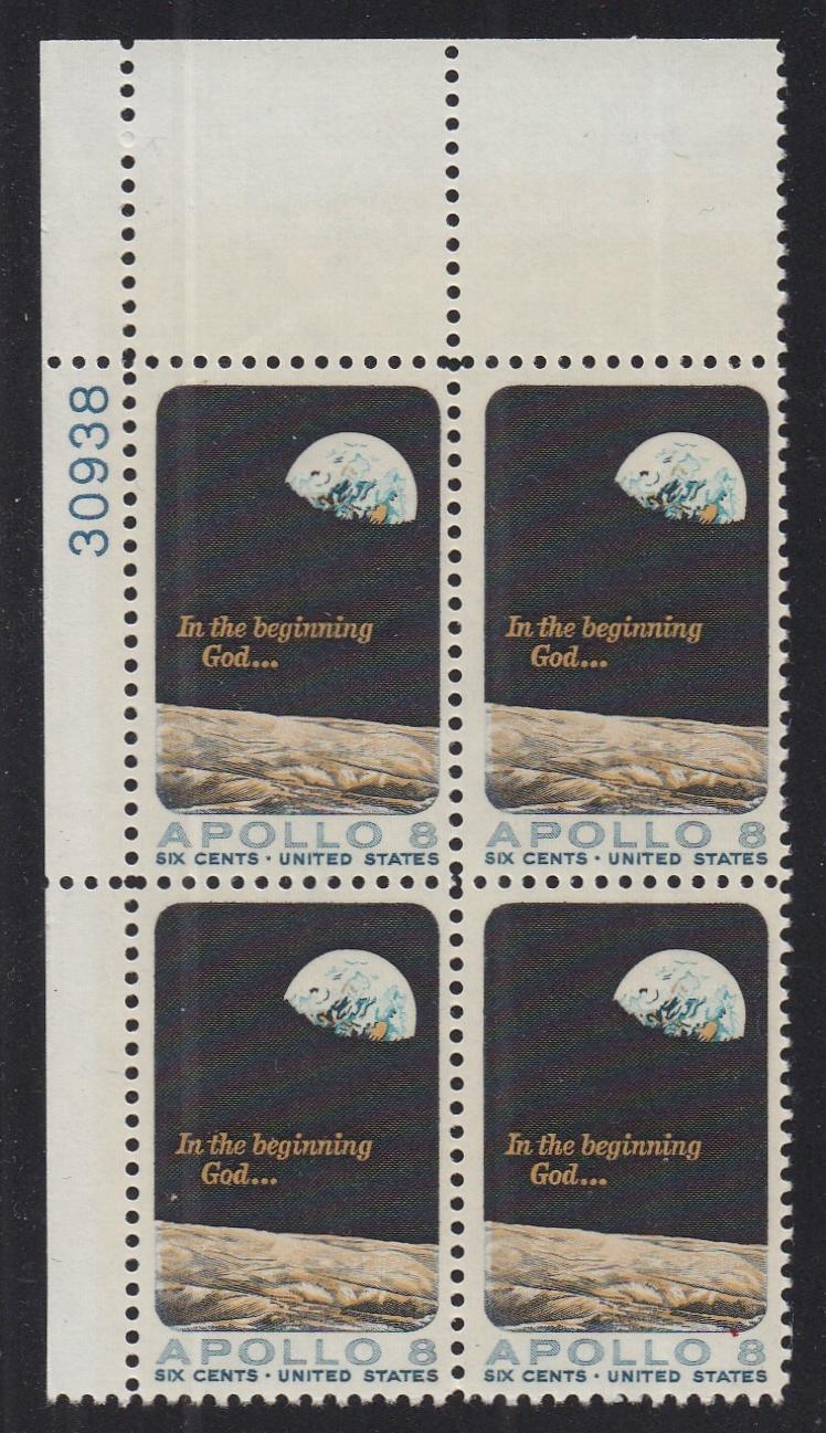 # 1371 (1969) Apollo 8 - PB, UL #30938, MNH