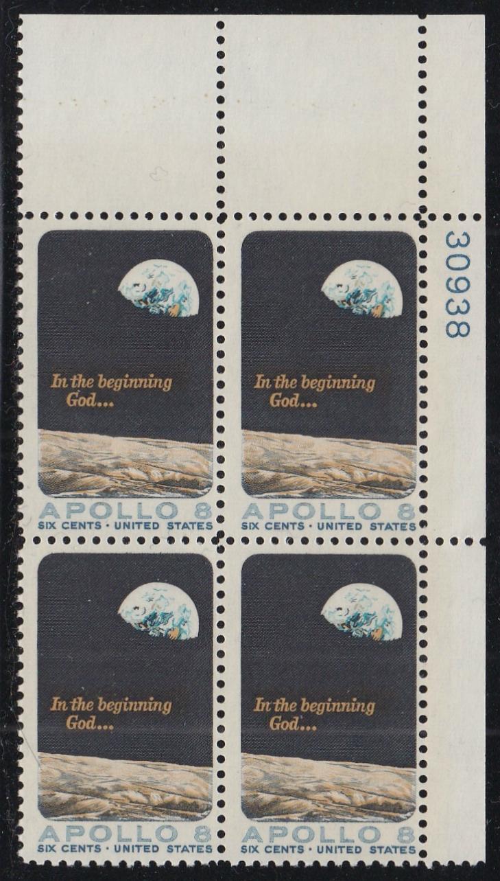 # 1371 (1969) Apollo 8 - PB, UR #30938, MNH