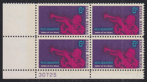 # 1372 (1969) WC Handy - PB, LL #30725, MNH