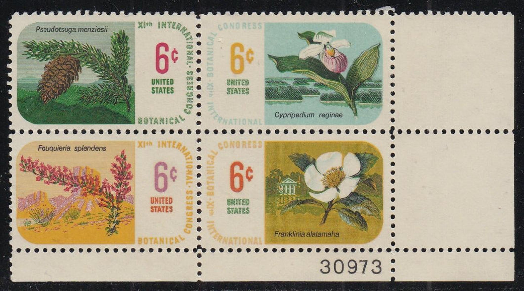 # 1376-79 (1969) Botanical Congress - PB, LR #30973, MNH