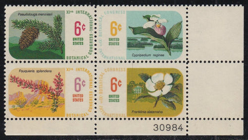 # 1376-79 (1969) Botanical Congress - PB, LR #30984, MNH