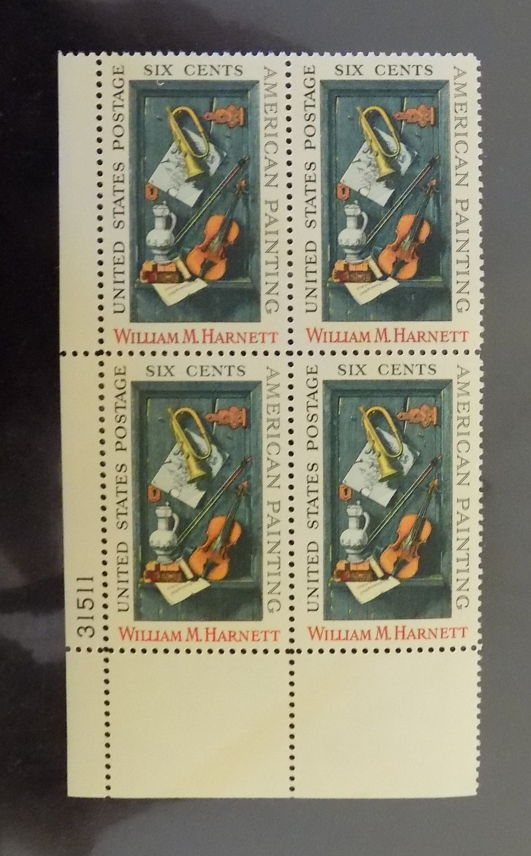 # 1386 (1969) Harnett - PB, LL #31511, MNH