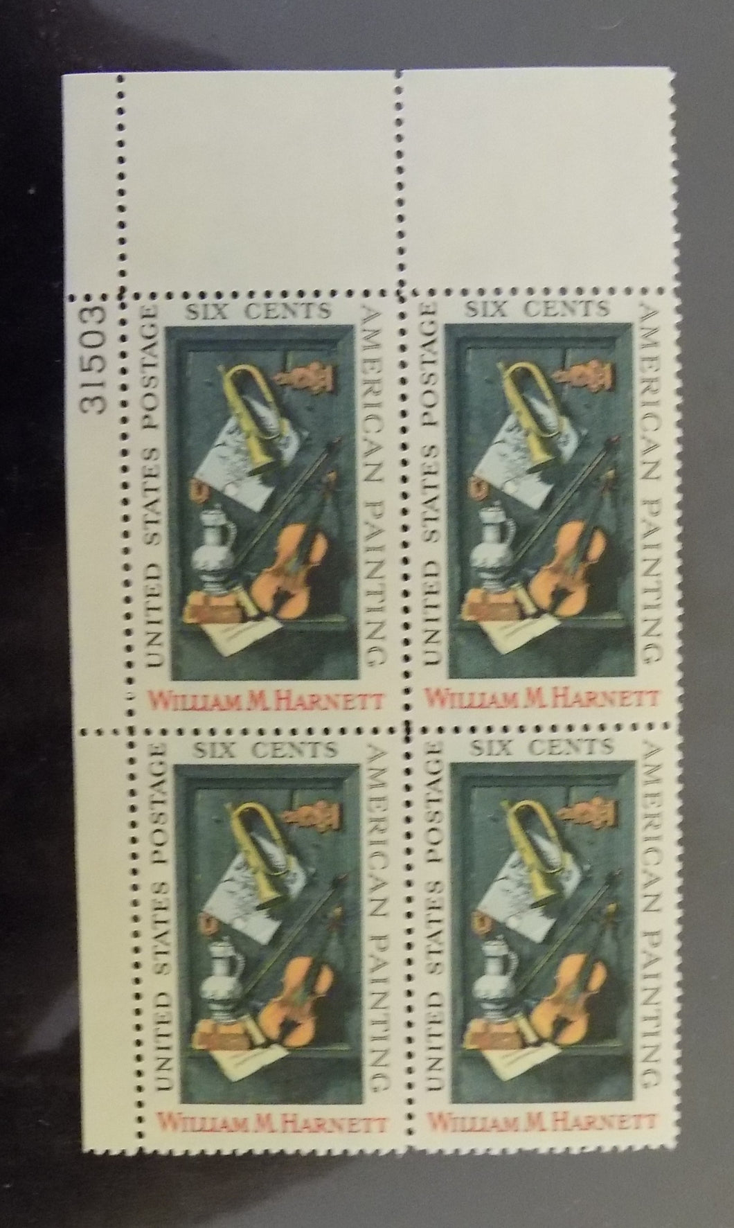 # 1386 (1969) Harnett - PB, UL #31503, MNH