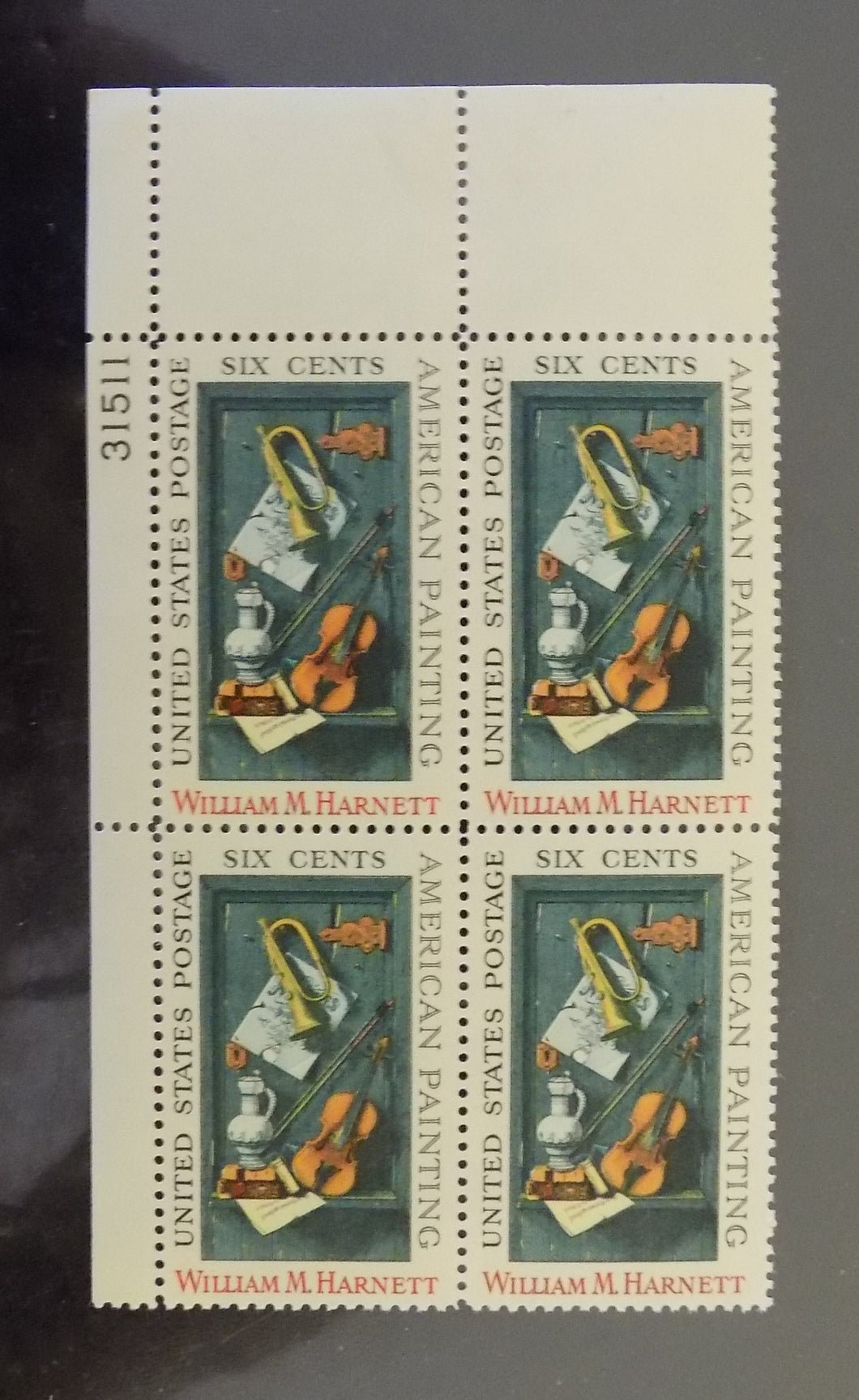 # 1386 (1969) Harnett - PB, UL #31511, MNH