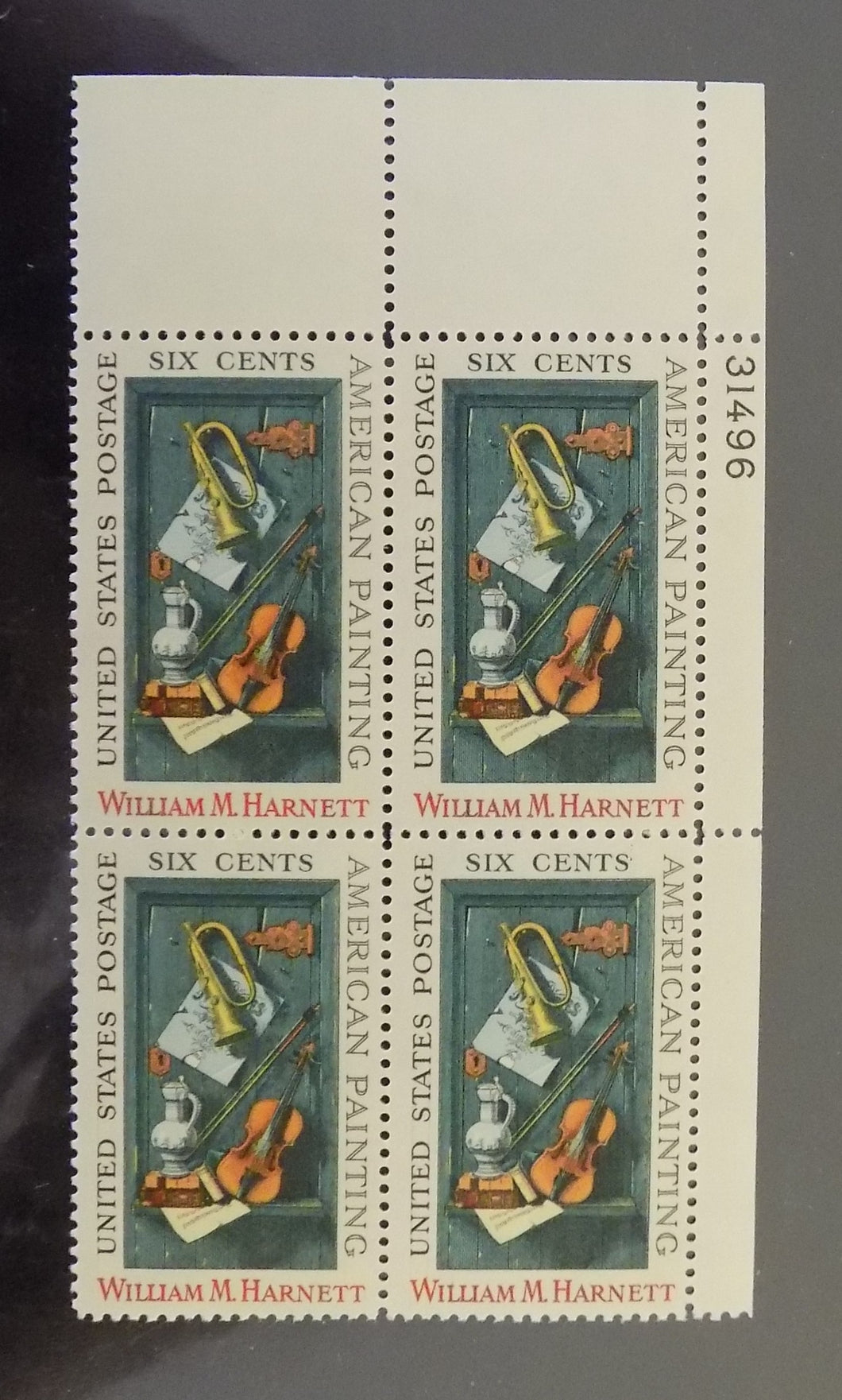 # 1386 (1969) Harnett - PB, UR #31496, MNH
