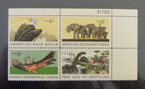 # 1387-90 (1970) Natural History - PB, UR #31702, MNH